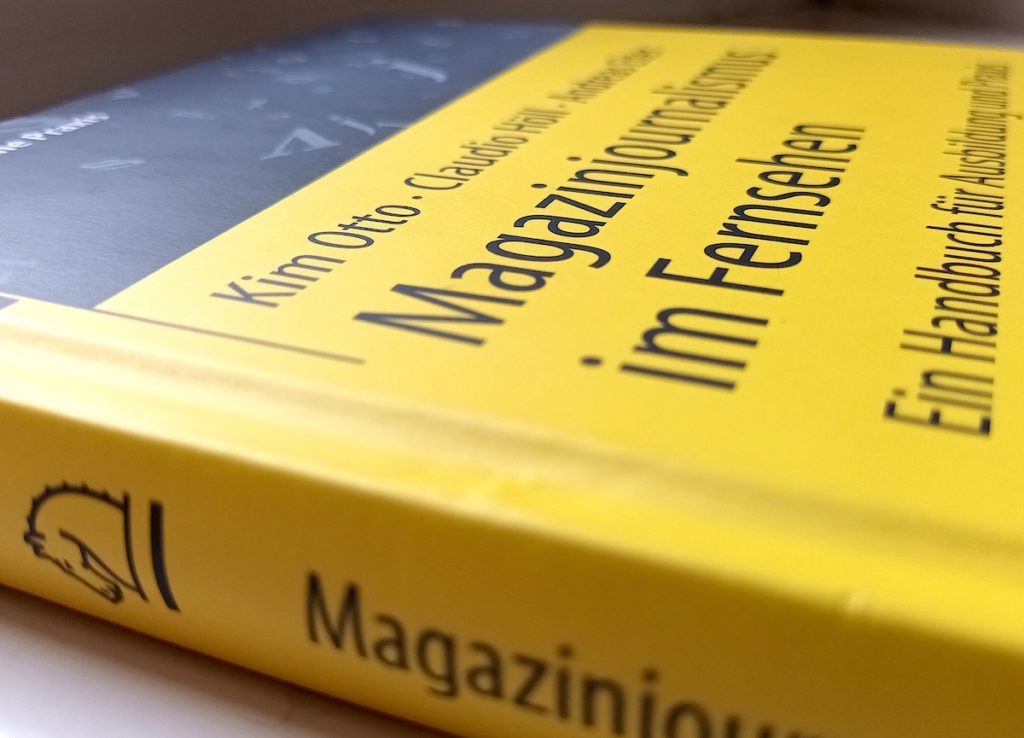 Hardcover des Buches aus der Gelben Reihe "Magazinjournalismus im Fernsehen"